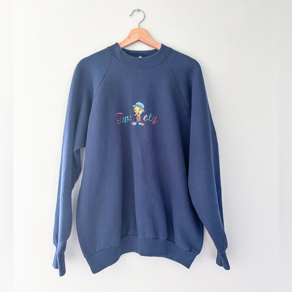 Vintage Looney Tunes Tweety Bird Crewneck